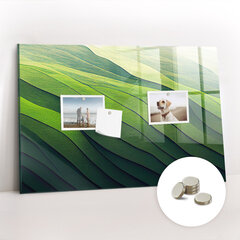 Magnētiskais dēlis Zaļā Lauka Abstrakcija, 60x40 cm цена и информация | Канцелярия | 220.lv