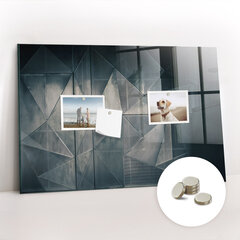 Magnētiskais dēlis Metāla Abstrakcija, 60x40 cm cena un informācija | Kancelejas preces | 220.lv
