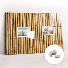 Magnētiskais dēlis Bambusa Nūjas, 60x40 cm cena un informācija | Kancelejas preces | 220.lv