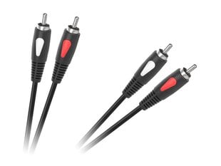 Cabletech Eco-Line, RCA/RCA, 10 m cena un informācija | Kabeļi un vadi | 220.lv