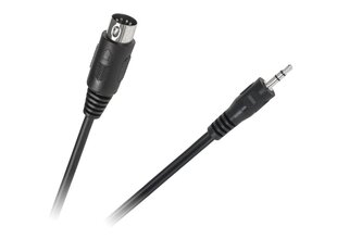 Din/Aux 3.5 mm, 1.2 m cena un informācija | Kabeļi un vadi | 220.lv