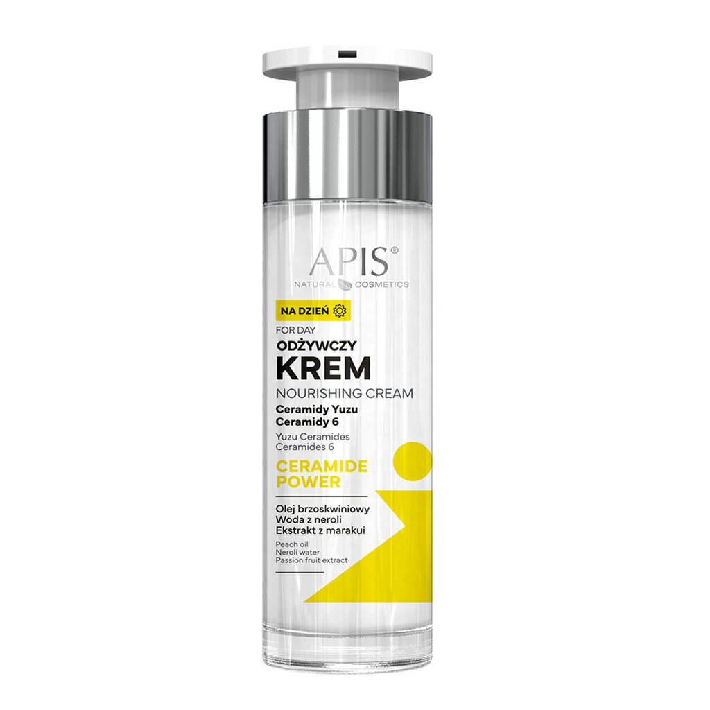 Barojošs dienas krēms Apis Ceramide Power, 50 ml cena un informācija | Sejas krēmi | 220.lv