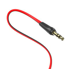 Borofone Cable BL6 - domkrats no 3,5 mm līdz 3,5 mm ligzdai - 1 metrs sarkans cena un informācija | Kabeļi un vadi | 220.lv