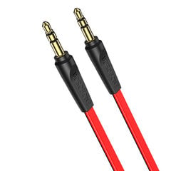 Borofone Cable BL6 - domkrats no 3,5 mm līdz 3,5 mm ligzdai - 1 metrs sarkans cena un informācija | Kabeļi un vadi | 220.lv