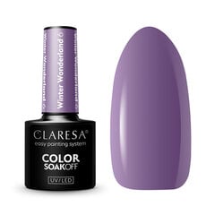 Лак гибридный Claresa Soak Off UV/LED Winter Wonderland 6 5г цена и информация | Лаки для ногтей, укрепители | 220.lv