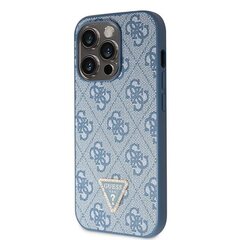 Guess GUHCP14XP4TDSCPB iPhone 14 Pro Max 6.7" niebieski|blue hardcase Crossbody 4G Metal Logo цена и информация | Чехлы для телефонов | 220.lv