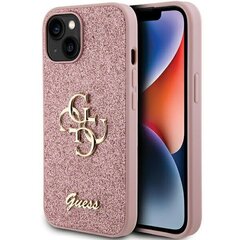 Guess hardcase Glitter Script Big 4G cena un informācija | Telefonu vāciņi, maciņi | 220.lv