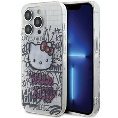 Hello Kitty HKHCP14XHDGPHT iPhone 14 Pro Max 6.7" biały|white hardcase IML Kitty On Bricks Graffiti цена и информация | Чехлы для телефонов | 220.lv