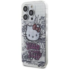 Hello Kitty HKHCP14LHDGPHT iPhone 14 Pro 6.1" biały|white hardcase IML Kitty On Bricks Graffiti цена и информация | Чехлы для телефонов | 220.lv