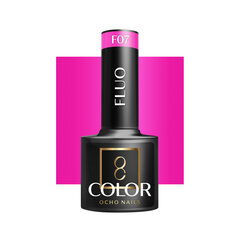 ocho nails fluo hybrid lacquer f07 -5 г цена и информация | Лаки для ногтей, укрепители | 220.lv