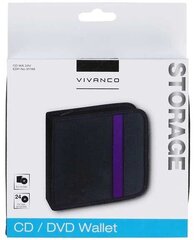 Vivanco CD, DVD futrālis 24, 31788 cena un informācija | Vinila plates, CD, DVD | 220.lv