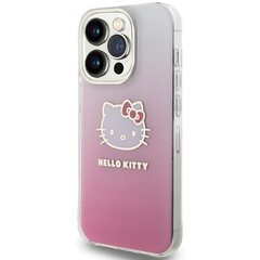 Hello Kitty HKHCP13XHDGKEP iPhone 13 Pro Max 6.7" różowy|pink hardcase IML Gradient Electrop Kitty Head цена и информация | Чехлы для телефонов | 220.lv