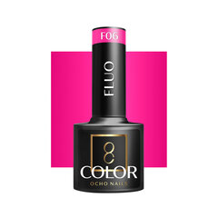 ocho nails fluo hybrid lacquer f06 -5 г цена и информация | Лаки для ногтей, укрепители | 220.lv