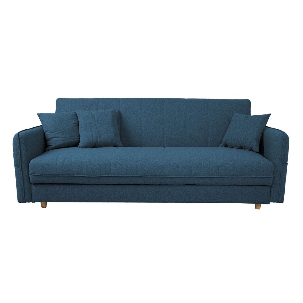 Dīvāns gulta Visby, zils цена и информация | Dīvāni | 220.lv
