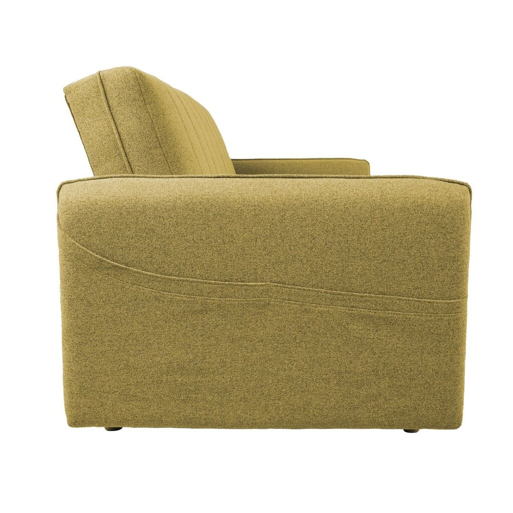Dīvāns gulta Visby, dzeltens cena un informācija | Dīvāni | 220.lv