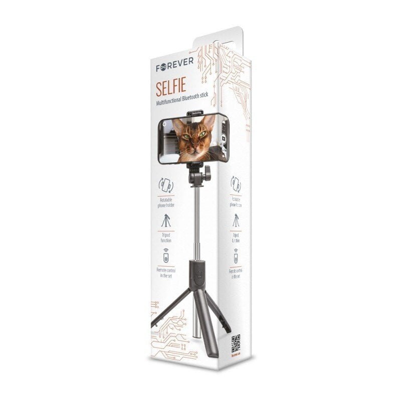 Forever Selfie Stick, statīvs BT FS-01 cena un informācija | Selfie Sticks | 220.lv