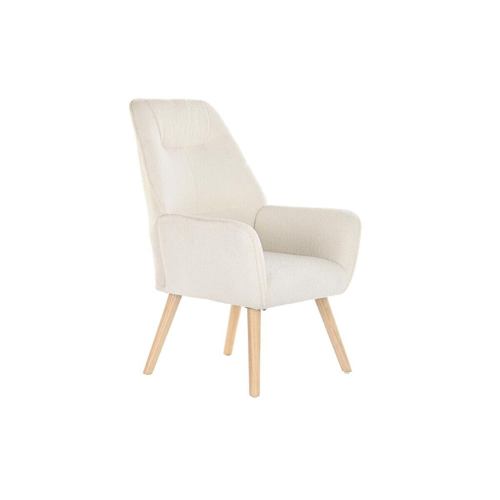 Atpūtas krēsls DKD Home Decor Krēmkrāsa (65 x 75 x 96 cm) cena un informācija | Atpūtas krēsli | 220.lv