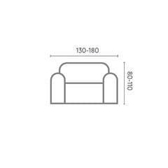 Belmarti divvietīgs dīvāna pārvalks Milan, 130 - 180 cm cena un informācija | Mēbeļu pārvalki | 220.lv