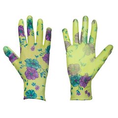 Комплект из 36 пар защитных перчаток Pure Floxy, полиуретан 8 цена и информация | Рабочие перчатки | 220.lv