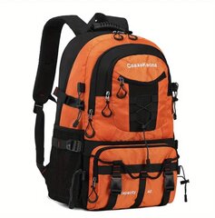 Чемодан для путешествий, водонепроницаемый, с возможностью зарядки через USB, оранжевый цена и информация | Рюкзаки и сумки | 220.lv