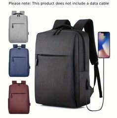 Сумка превосходного дизайна, современная, с USB-зарядкой, черного цвета цена и информация | Рюкзаки и сумки | 220.lv