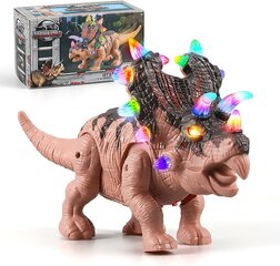 Muzikāls dinozaurs Triceratops cena un informācija | Rotaļlietas zēniem | 220.lv