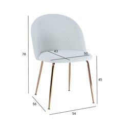 Krēsls Beetle balts, 4 gab. cena un informācija | Virtuves un ēdamistabas krēsli | 220.lv