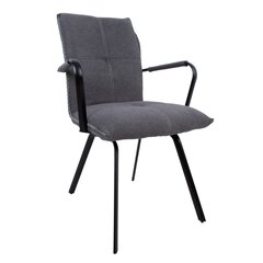 Комплект из 2 обеденных стульев EDDY серый цена и информация | Стулья для кухни и столовой | 220.lv