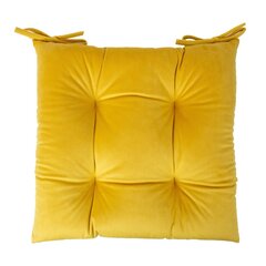 Krēsla pārsegs Velvet, dzeltens, 2 gab. cena un informācija | Dekoratīvie spilveni un spilvendrānas | 220.lv