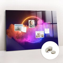 Magnētiskais dēlis 3D Dūmu Abstrakcija, 100x70 cena un informācija | Kancelejas preces | 220.lv