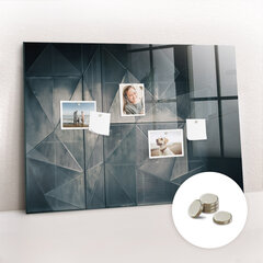 Magnētiskais dēlis Metāla Abstrakcija, 100x70 cena un informācija | Kancelejas preces | 220.lv