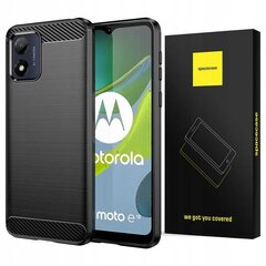 Spacecase Carbon Motorola Moto E13 cena un informācija | Telefonu vāciņi, maciņi | 220.lv