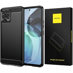 Spacecase Carbon Motorola Moto G72 cena un informācija | Telefonu vāciņi, maciņi | 220.lv