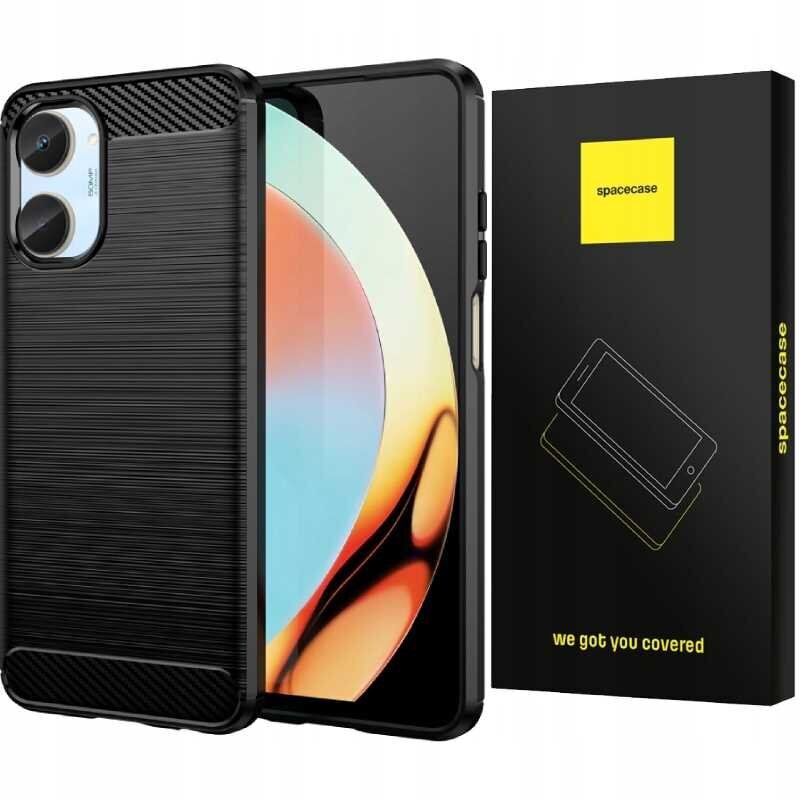 Spacecase Carbon Realme 10 4G cena un informācija | Telefonu vāciņi, maciņi | 220.lv