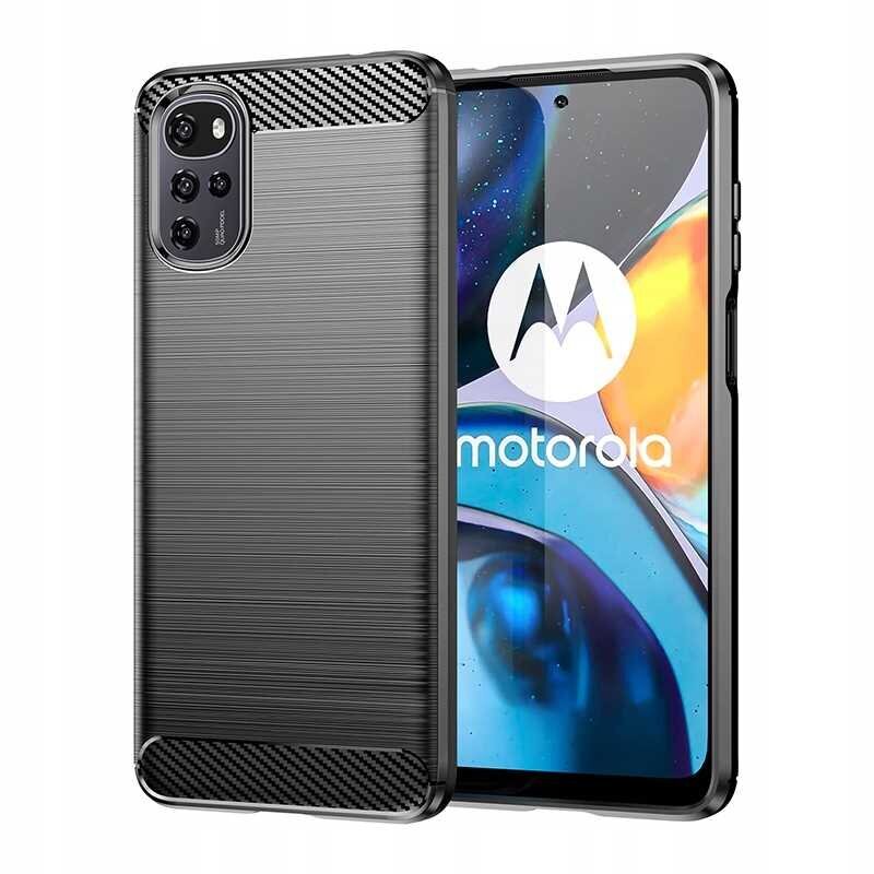 Spacecase Carbon Motorola G22/E32/E32s cena un informācija | Telefonu vāciņi, maciņi | 220.lv