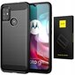 Spacecase Carbon Motorola Moto G10/G30 cena un informācija | Telefonu vāciņi, maciņi | 220.lv