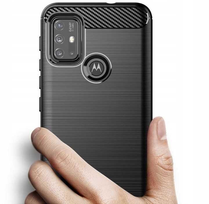 Spacecase Carbon Motorola Moto G10/G30 cena un informācija | Telefonu vāciņi, maciņi | 220.lv