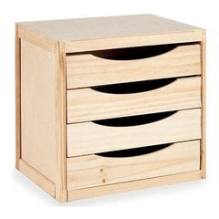 Тумба с ящиками древесина сосны (30 x 37,4 x 38,5 cm) цена и информация | Комоды | 220.lv