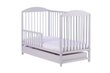 Bērnu gultiņa Petit Fox 2in1, pelēks cena un informācija | Zīdaiņu gultas | 220.lv