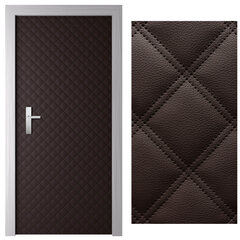 Обивка двери - SONIC 3 Brown, 110 см цена и информация | Дверные петли и другие принадлежности | 220.lv