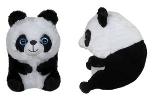 Plīša rotaļlieta Panda, melna, 18 cm cena un informācija | Mīkstās (plīša) rotaļlietas | 220.lv