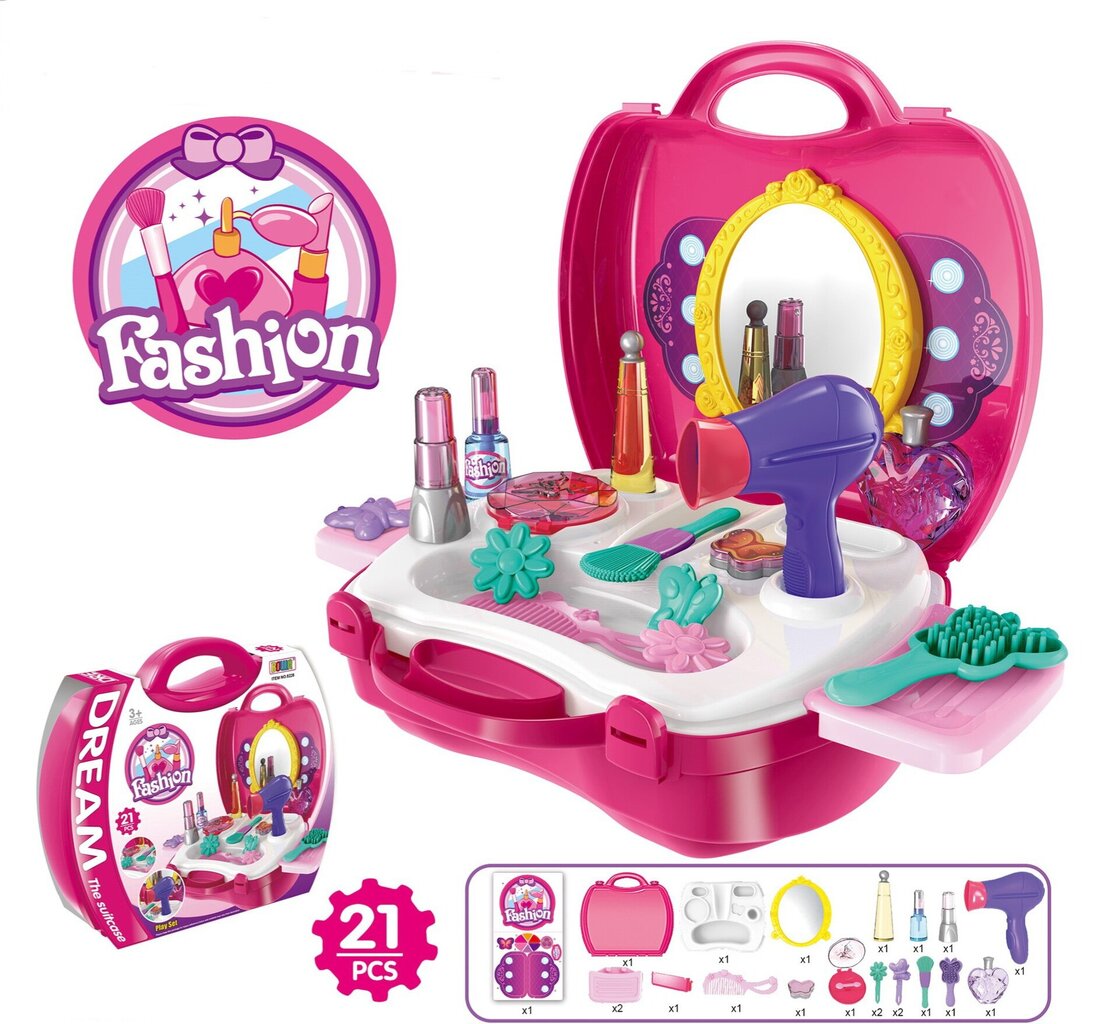 Skaistumkopšanas rotaļu komplekts Fashion цена и информация | Rotaļlietas meitenēm | 220.lv