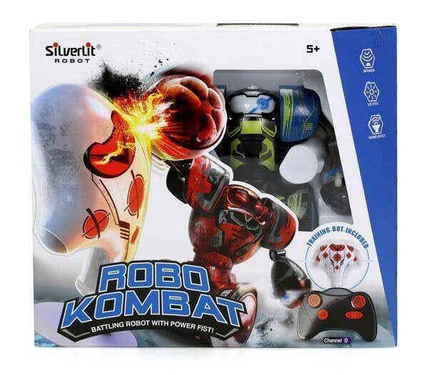 Robots ar tālvadības pulti Silverlit Robot Combat, sarkans cena un informācija | Rotaļlietas zēniem | 220.lv