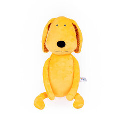 Plīša rotaļlieta suns, dzeltens, 58 cm cena un informācija | Mīkstās (plīša) rotaļlietas | 220.lv