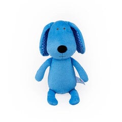 Plīša rotaļlieta suns, zila, 28 cm cena un informācija | Mīkstās (plīša) rotaļlietas | 220.lv