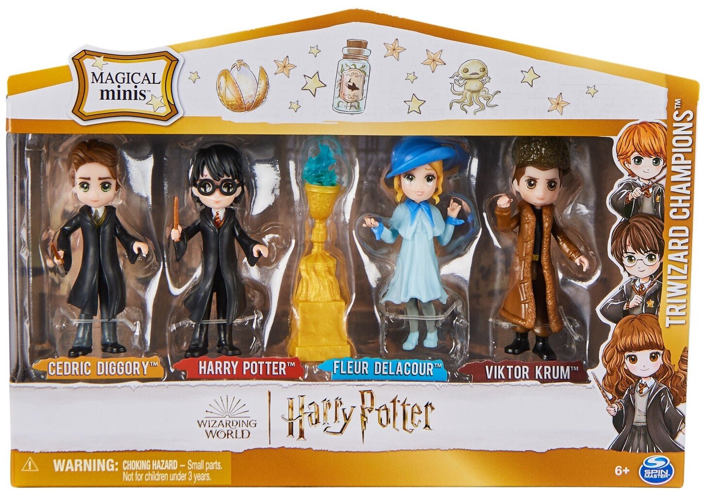 Kolekcionējamu figūru komplekts Wizarding World Harry Triwizard Champions цена и информация | Rotaļlietas zēniem | 220.lv