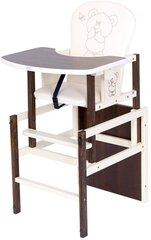 Barošanas krēsls, 120x45x53 cm, brown цена и информация | Стульчики для кормления | 220.lv