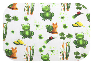 хлопковая пеленка, 70x80, с рисунком мишки цена и информация | Пеленальные доски и пеленки | 220.lv