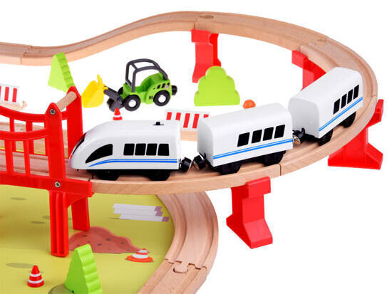 Koka vilciena komplekts цена и информация | Rotaļlietas zēniem | 220.lv