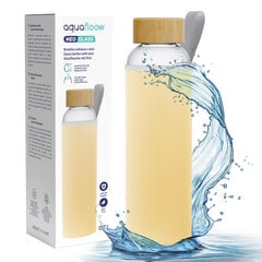 Стеклянная бутылка Aquafloow NeoGlass с неопреновым чехлом 700 мл цена и информация | Бутылки для воды | 220.lv